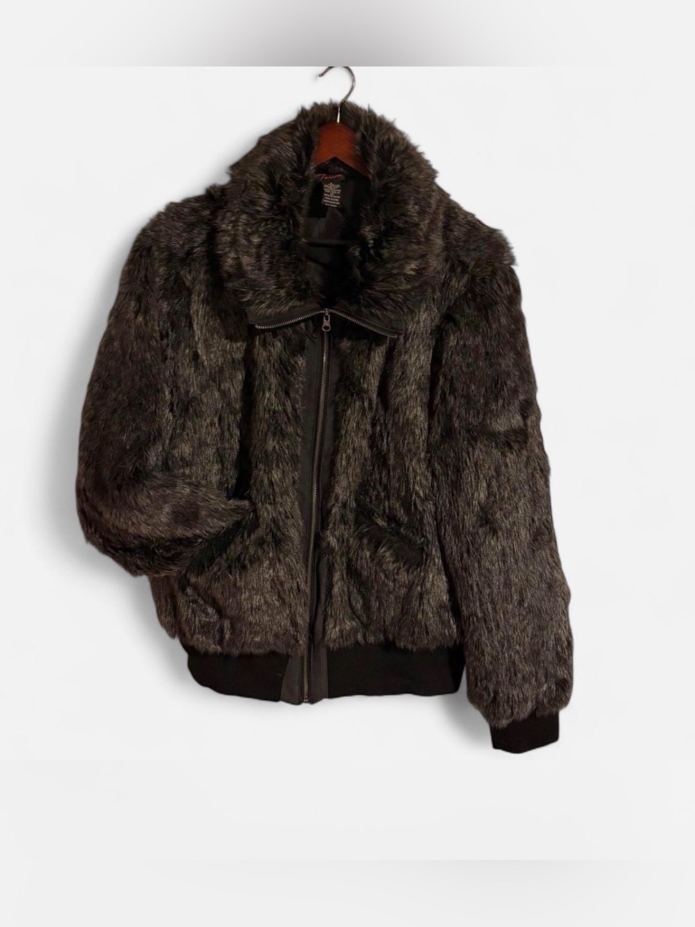 Torrid Faux-fur bomber jacket 3X
